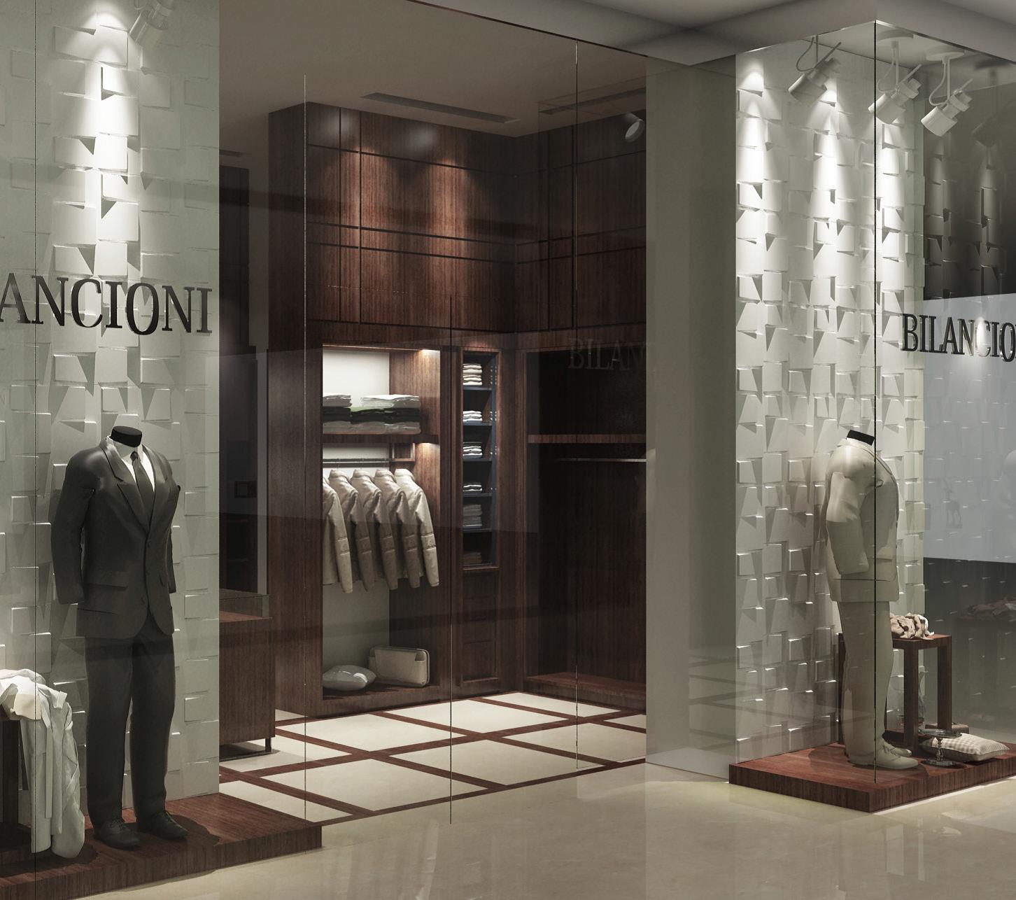 Tienda, Galería style moderno color beige, marron, blanco  diseñado por Paneles3DEco | Marca colaboradora | Copyright SI TENGO AUTORIZACIÓN POR PARTE DEL AUTOR PARA PUBLICARLA