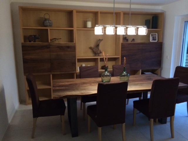 Estudio, Comedor style rustico color marron, marron, negro  diseñado por Qhands Wood Design Barcelona | Marca colaboradora 